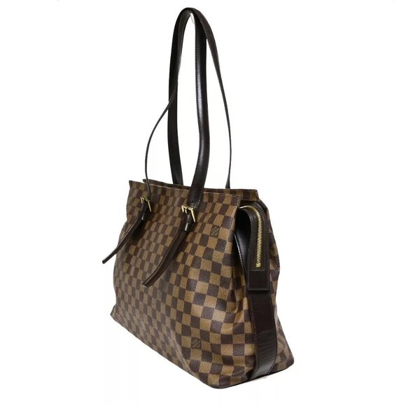 LOUIS VUITTON Chelsea Shoulder Tote Bag Damier Leather BN France N51119 76EB757 - Picture 2 of 15